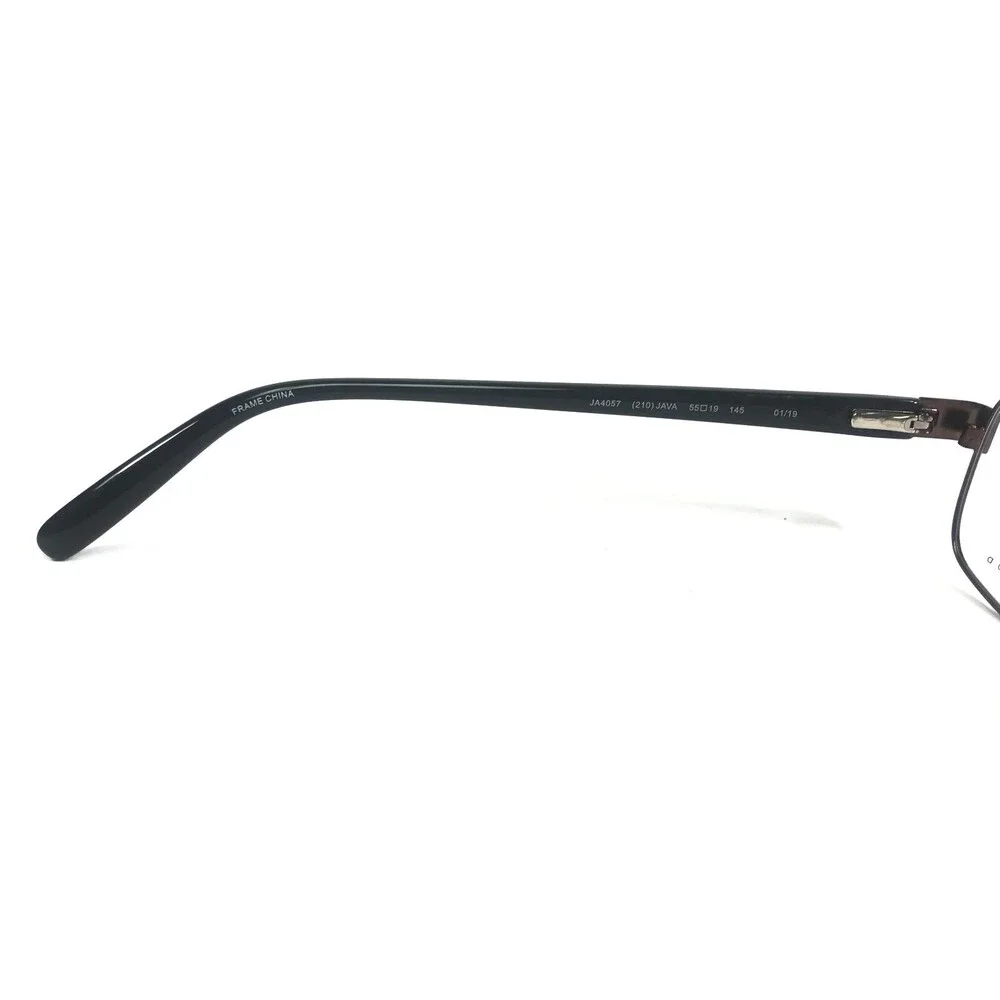 Joseph Abboud Eyeglasses Frames JA4057 210 JAVA Black Brown Square 55-19-145